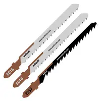 Нож за зеге Wolfcraft комплект за декинг  криволинейно, праволинейно, 3 бр.