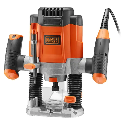 Електрическа оберфреза Black & Decker  1200 W, 8000-28 000 об./мин, ф 8 мм, KW1200EKA