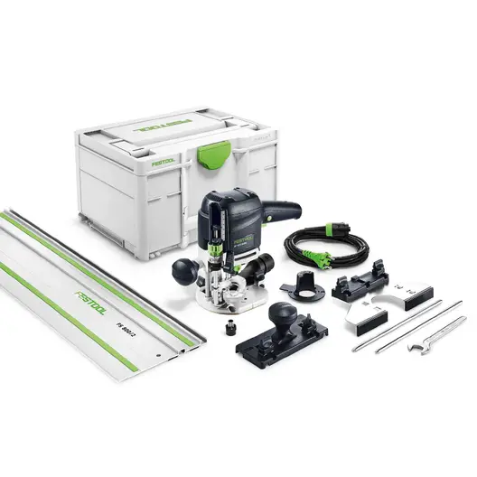 Електрическа оберфреза Festool к-кт с шина  1010 W, 10 000-22 000 об./мин, ф 8 мм, OF 1010 EBQ