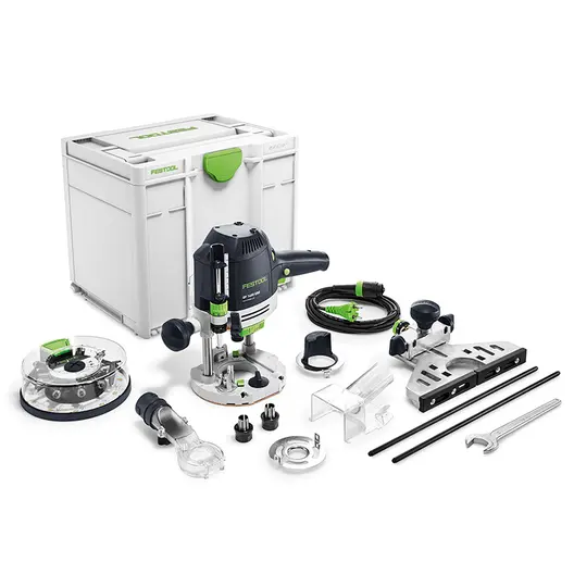 Електрическа оберфреза Festool  1400 W, 10 000-22 500 об./мин, ф 6-12.7 мм, OF 1400 EBQ-Plus + Box-OF-S
