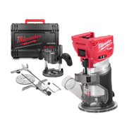 Оберфреза Milwaukee ръчна акумулаторна комбинирана  без батерия и зарядно, 18 V, 10 000-31 000 об./мин, ф 6-6.35 мм, M18 FTR-0X - product - 066 MLK 130