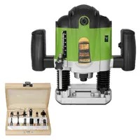Електрическа оберфреза Procraft к-кт с фрезери  1200 W, 30 000 об./мин, ф 6-8 мм, POB1200