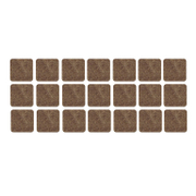 Противоплъзгаща подложка Magus за мебели  30х30 мм, филц, кафява, 21 бр. - product - 067 ACM 998