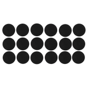 Противоплъзгаща подложка Magus за мебели  ф 35 мм, филц, черна, 18 бр. - product - 067 ACM1004