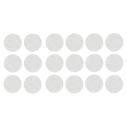 Противоплъзгаща подложка Magus за мебели  ф 36 мм, филц, бяла, 18 бр. - product - 067 ACM1006