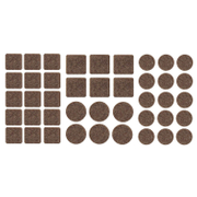 Противоплъзгаща подложка Magus за мебели микс филц, кафява, 42 бр. - product - 067 ACM1000