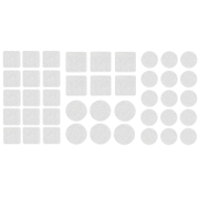 Противоплъзгаща подложка Magus за мебели микс филц, бяла, 42 бр. - product - 067 ACM1001