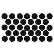 Противоплъзгаща подложка Magus за мебели  ф 24 мм, филц, черна, 38 бр. - product - 067 ACM1002