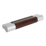 Дръжка за мебели от цинкова сплав  64 мм, хром мат и шагрен, 808 - product - 067 BAK 652