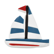 Дръжка за мебели Umut Kulp от гума  бяло-синя, 07-Sail - product - 067 BKY1074