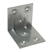 Планка ъглова Dimco Star усилена широка  60х60х65х1.5 мм, 90 °