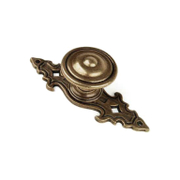 Дръжка за мебели Rei тип Rustic  85 мм, стар месинг, R 3302 AB - product - 067 DEM 552