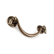 Дръжка за мебели Rei тип Rustic  84х15х28 мм, 64 мм, стар месинг, R 3200-64 AB - product - 067 DEM 825