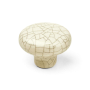 Дръжка за мебели Rei и метал и порцелан  напукан порцелан, R 818-30 AB/CR - product - 067 DEM 828