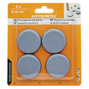 Подложка Hyderon за лесно плъзгане  40х5 мм, пластмаса, сива, EG-40 - product - 067 DMX 103