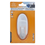 Закачалка Hyderon самозалепваща се, единична  41x100 мм, бяла, 1 бр./опак., HA-41 - product - 067 DMX 125