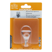 Закачалка Hyderon самозалепваща се, единична  70x70 мм, прозрачна, 1 бр./опак., HB-70 - product - 067 DMX 131