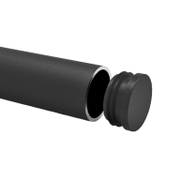 Стъпка Dimars за крак на маса кръгла ф 25х15 мм, полиетилен, черна - product - 067 DRS 442