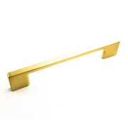 Дръжка за мебели Foldecor класическа  128 мм, 161 мм, мат злато, FHD-165 A - product - 067 FLD 585