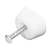 Рафтоносач Hafele мебелен пластмасов 7.5 мм, бял - product - 067 PDZ 423