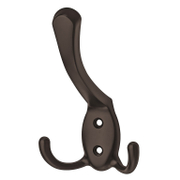 Закачалка Hafele за дрехи  123x77 мм, тъмен бронз - product - 067 PDZ1096