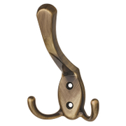 Закачалка Hafele за дрехи  123x77 мм, бронз - product - 067 PDZ1090