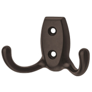 Закачалка Hafele за дрехи  46x76 мм, тъмен бронз - product - 067 PDZ1105