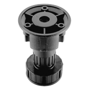 Крак Hafele за маса  ф 28х100 мм, пластмаса, 150 кг, черен - product - 067 PDZ1110