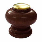 Дръжка за мебели Tobi тъмнокафява  ф 32х32 мм, тъмнокафява, D05-32 B2 - product - 067 TBI 164