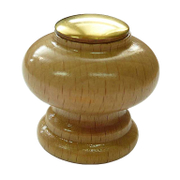 Дръжка за мебели Tobi светлокафява  ф 32х32 мм, светлокафява, D05-32 B1 - product - 067 TBI 163