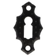 Розетка Amig за обикновена брава Rustic  60x34 мм, черна мат, 15 - product - 067 TEK 125