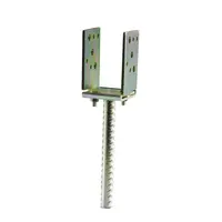 Планка стъпка Amig с шиш за греда  70x200x60-140 мм, 351