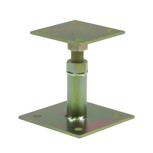Планка стъпка Amig с шиш с регулируема височина  100x100х110-155 мм, 360