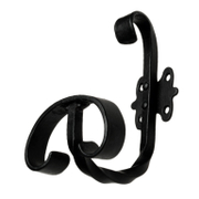 Закачалка Amig за дрехи  120х80 мм, черна мат, 101 - product - 067 TEK 616