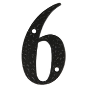 Цифра Amig за входна врата шестица 100х65 мм, черен мат - product - 067 TEK 619