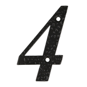 Цифра Amig за входна врата четворка 100х65 мм, черен мат - product - 067 TEK 813