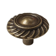 Дръжка за мебели Enrico Casiraghi тип Rustic  ф 30х30 мм, бронз, 22B - product - 067 TEK 845