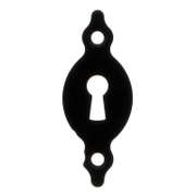 Розетка Amig за обикновена брава Rustic  67x26 мм, черна мат, 11 - product - 067 TEK 929