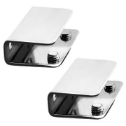 Рафтоносач за полици Kapitan в баня  45x25x22 мм, неръждаема стомана, 5-10 мм, правоъгълна, Mirrors & shelves - product - 067 UNG1086