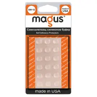 Буфер универсален Magus самозалепващ се  прозрачен, 18 бр., BM-12