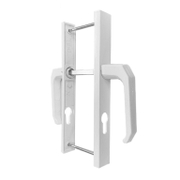 Дръжка за секретна брава Metal-Plast с шилд  бяла, 235х27 мм, 90 мм - product - 068 ALX 324