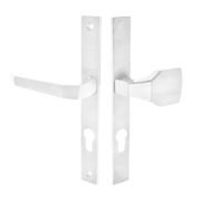 Дръжка за секретна брава Metal-Plast топка с розетка  бяла, K-90 - product - 068 ALX 323