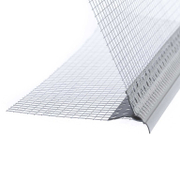 Профил ъглов за шпакловка Vestal от PVC с мрежа, водооткапващ 100х100 мм, 2 м, BG - product - 068 BDR 455