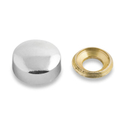 Капачка Osena за глава на винт декоративна ф 18 мм, цинкова сплав, хром - product - 068 BKY1294