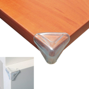 Ъгъл предпазен за маса 4 бр., 55х55х38 мм, цинкова сплав, прозрачен, WA-009А - product - 068 BKY1300