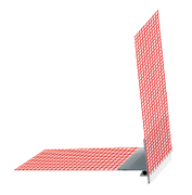 Профил ъглов за шпакловка Baumit от PVC с мрежа, водооткапващ 125х125 мм, 2 м, Profile - product - 068 BMT 455