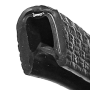 Уплътнител Dea гумен U-профил за защита на ръбове с метална вложка 7х9 мм, синтетичен каучук, №17 - product - 068 DAT1346