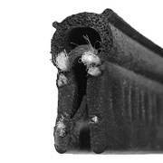 Уплътнител Dea гумен U-профил за защита на ръбове с метална вложка 9.3х16.5 мм, синтетичен каучук, №40 - product - 068 DAT1348