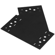 Планка DMX плоска трираменна декоративна дясна  176x155x85x2.5 мм, SDLPE 1 - product - 068 DOM 112