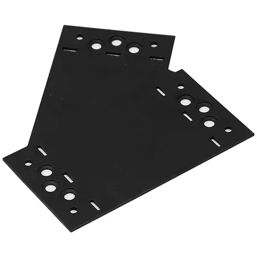 Планка декоративна DMX плоска трираменна  176x155x85x2.5 мм, SDLPF 1